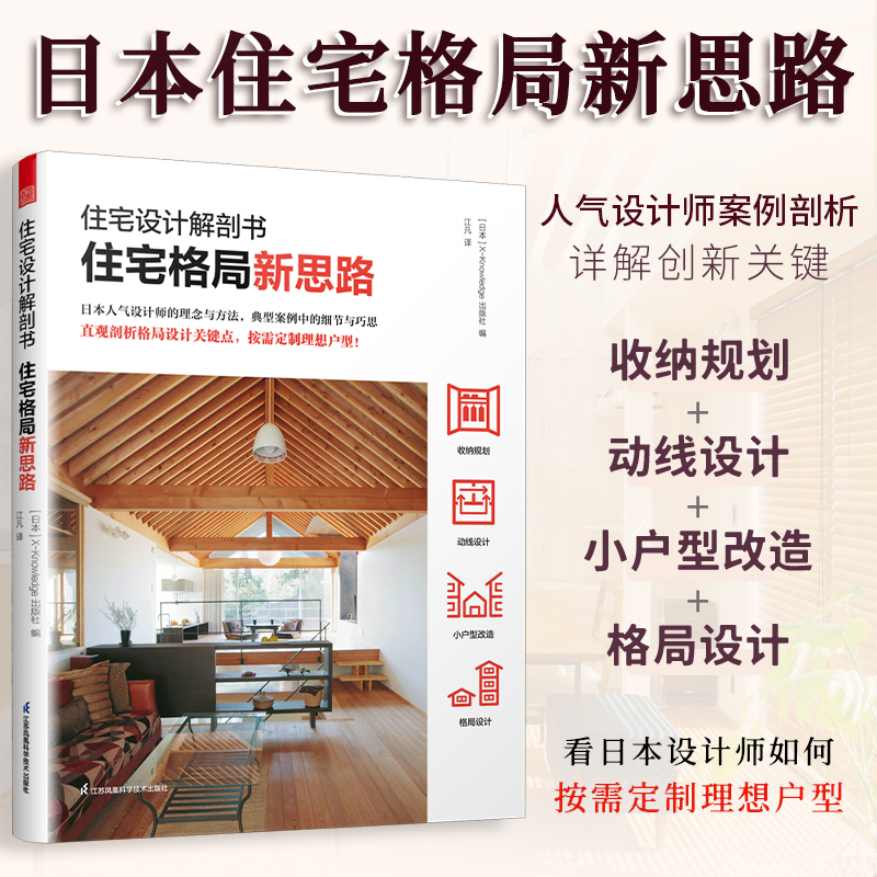 住宅設計解剖書：【住宅格局新思路】+【讓家更好住的88個法則】（全新塑封兩冊）