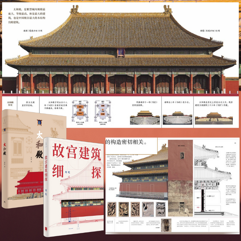【故宮建築細探】+【太和殿】(精裝)