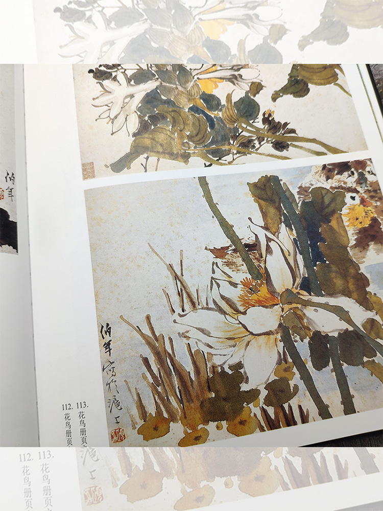 任伯年任頤繪畫作品圖錄（全兩冊）精裝16開（重達3.98公斤）