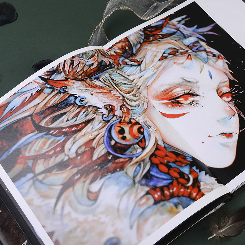 《蛹》食蟬手繪插畫作品集+《境》舍溪國風畫集（全兩冊）