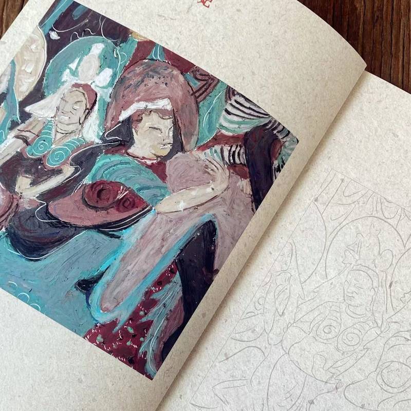 2023新書推薦:油畫棒著色系列:敦煌壁畫+國家寶藏(全兩冊) 2023新書推薦:油畫棒著色系列:敦煌壁畫+國家寶藏(全兩冊)