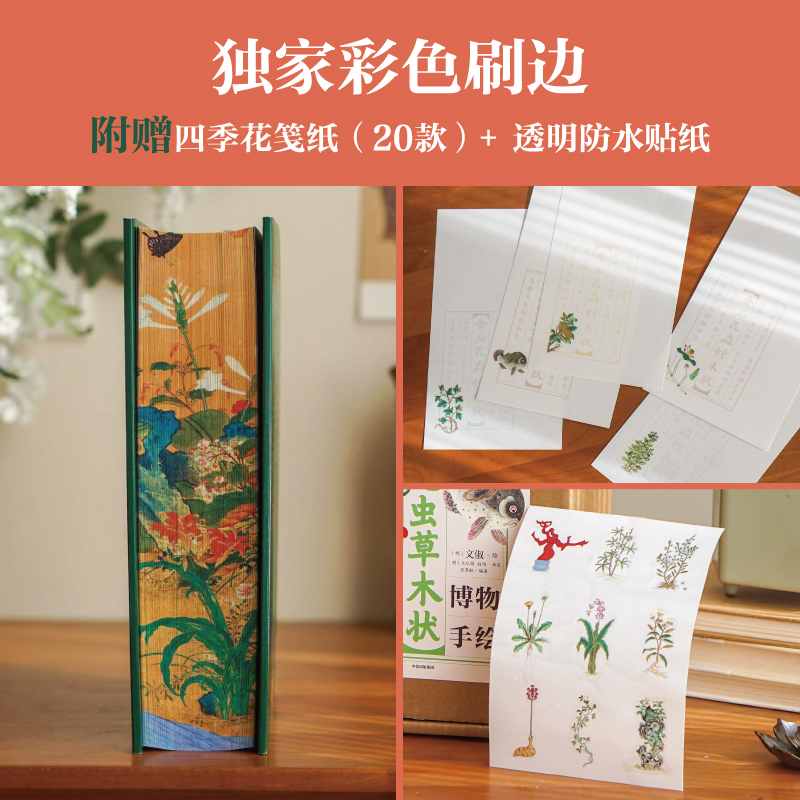 2025新書推薦【金石昆蟲草木狀:絕美中國博物手繪】刷邊版禮盒 2025新書推薦【金石昆蟲草木狀:絕美中國博物手繪】刷邊版禮盒